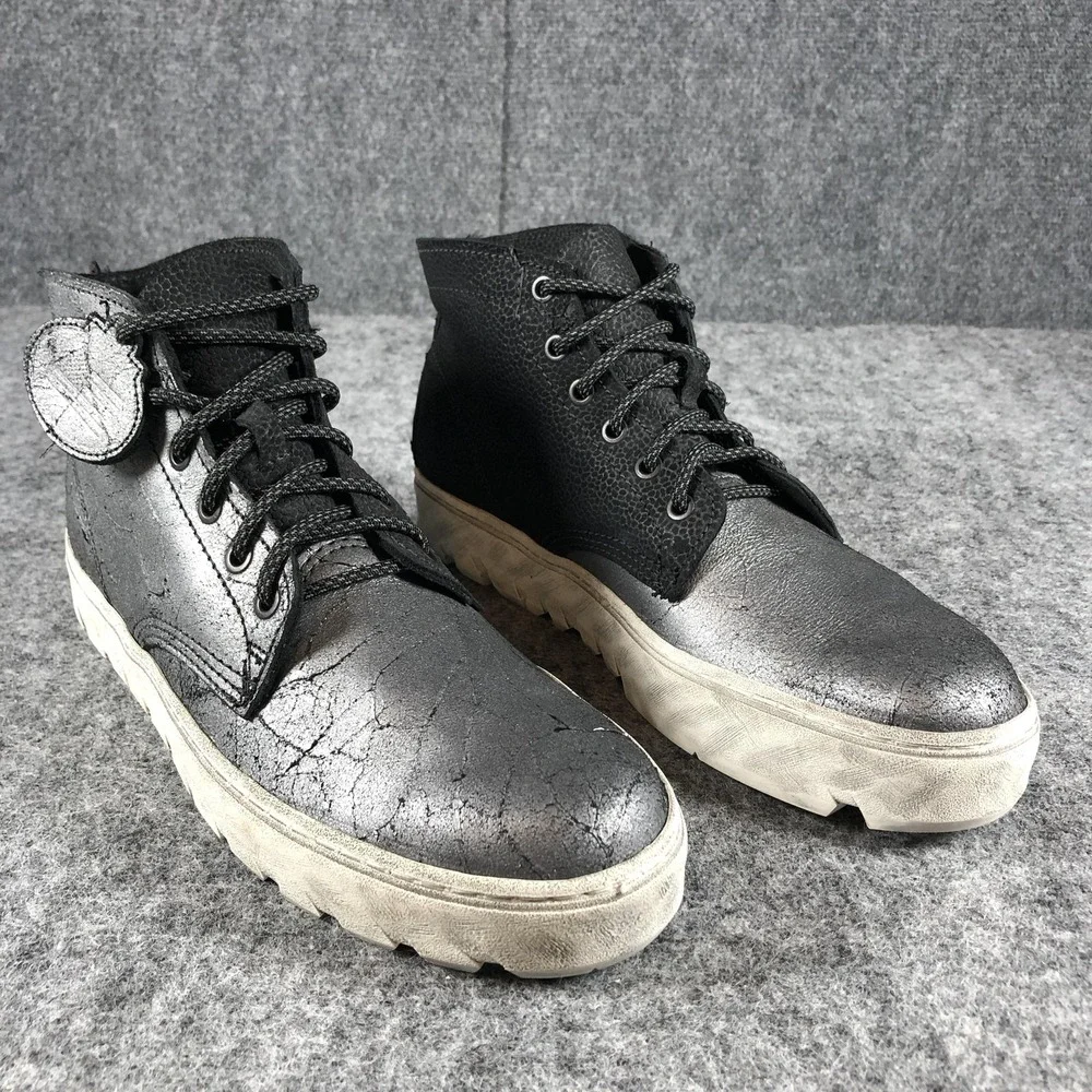 Wolverine‎ 1000 Mile Men's Size 9 D Gray Metallic Black Leather Shoes W990032